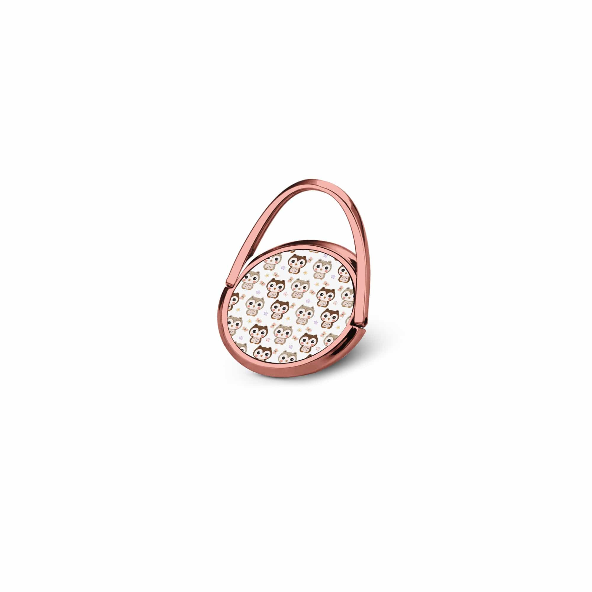 Owlet Bliss | Baby Owl Ring Holder in Rose Gold