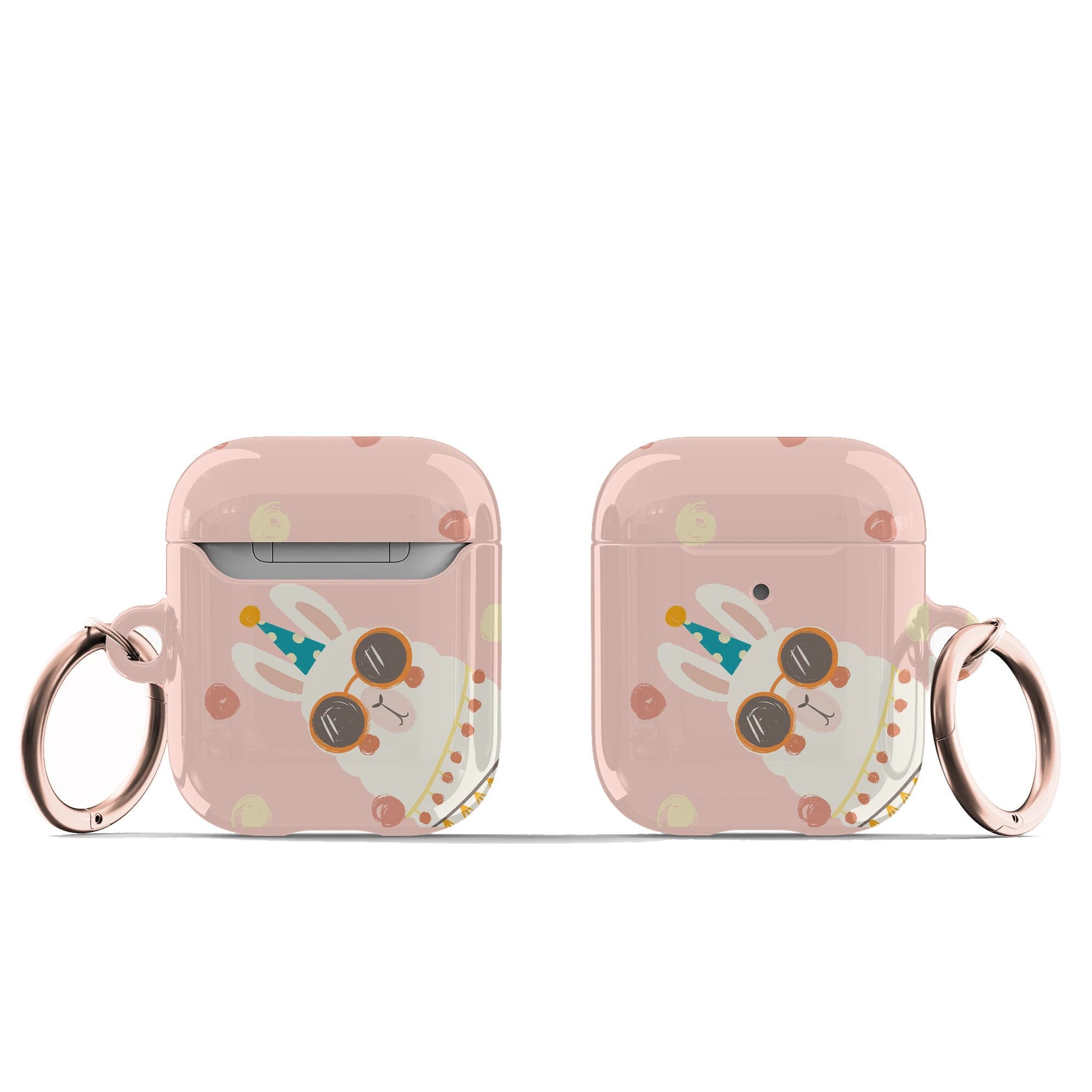 Party Starter | Alpaca Apple AirPods Case for AirPods 1&2 Rose Gold