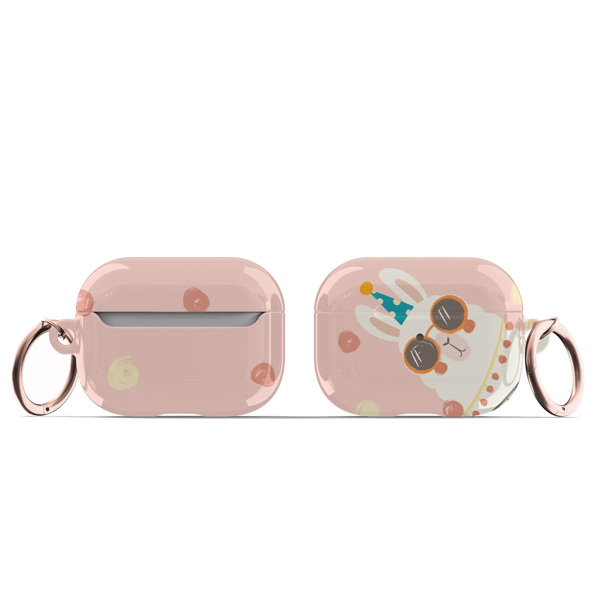 Party Starter | Alpaca Apple AirPods Case for AirPods 3 & AirPods Pro 1&2 Rose Gold