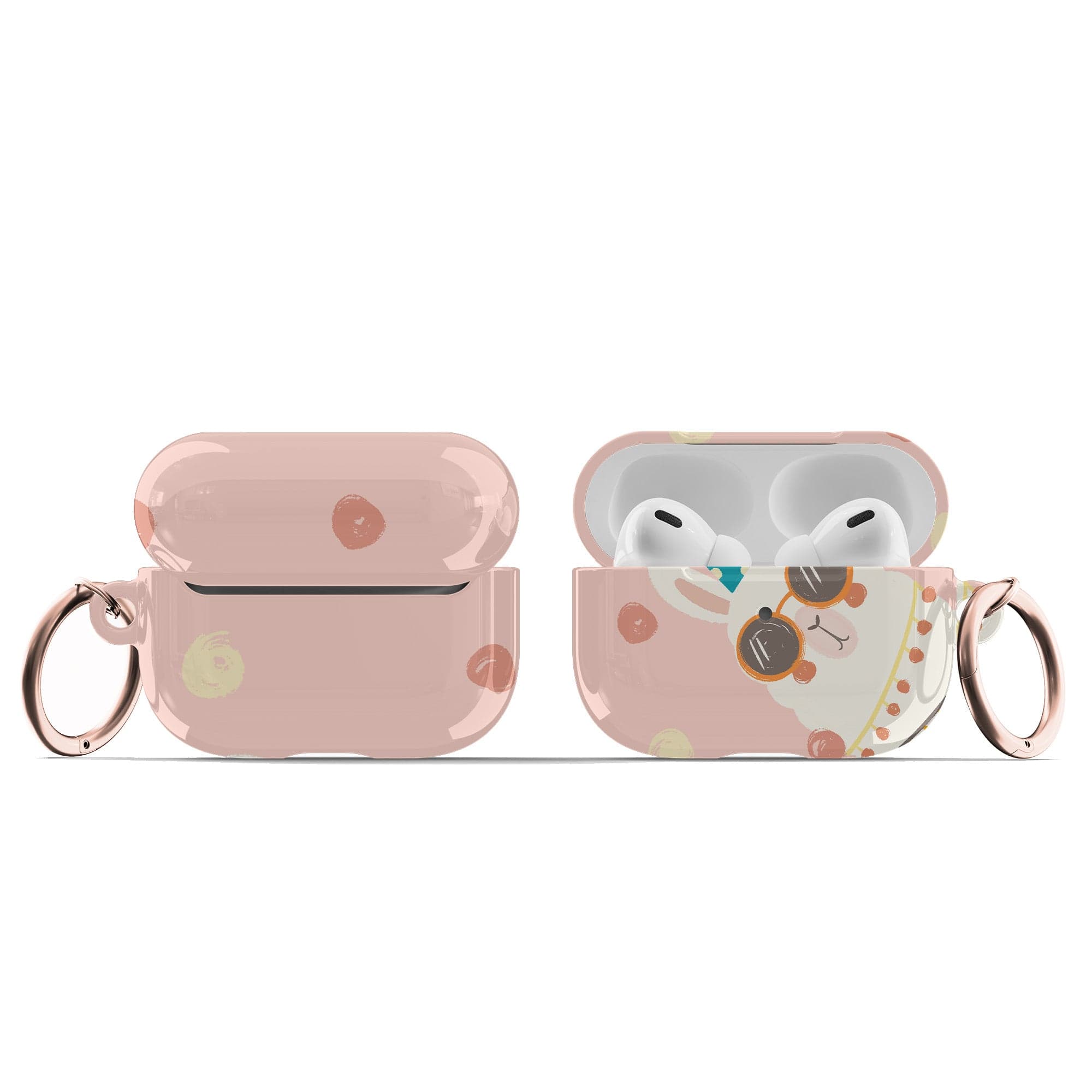 Party Starter | Alpaca Apple AirPods Case for AirPods 3 & AirPods Pro 1&2 Rose Gold