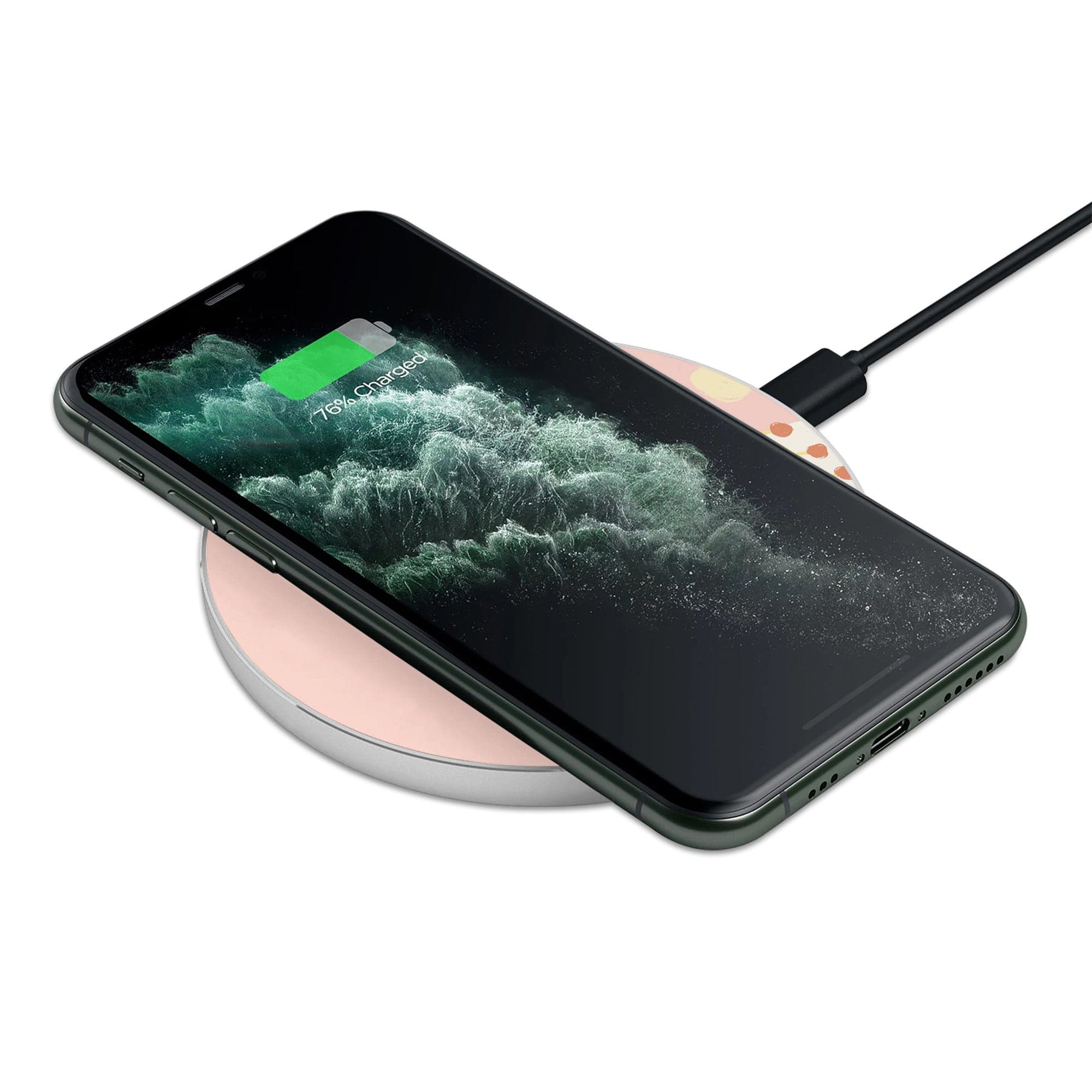 Party Starter | Alpaca Wireless Charging Pad in Silver