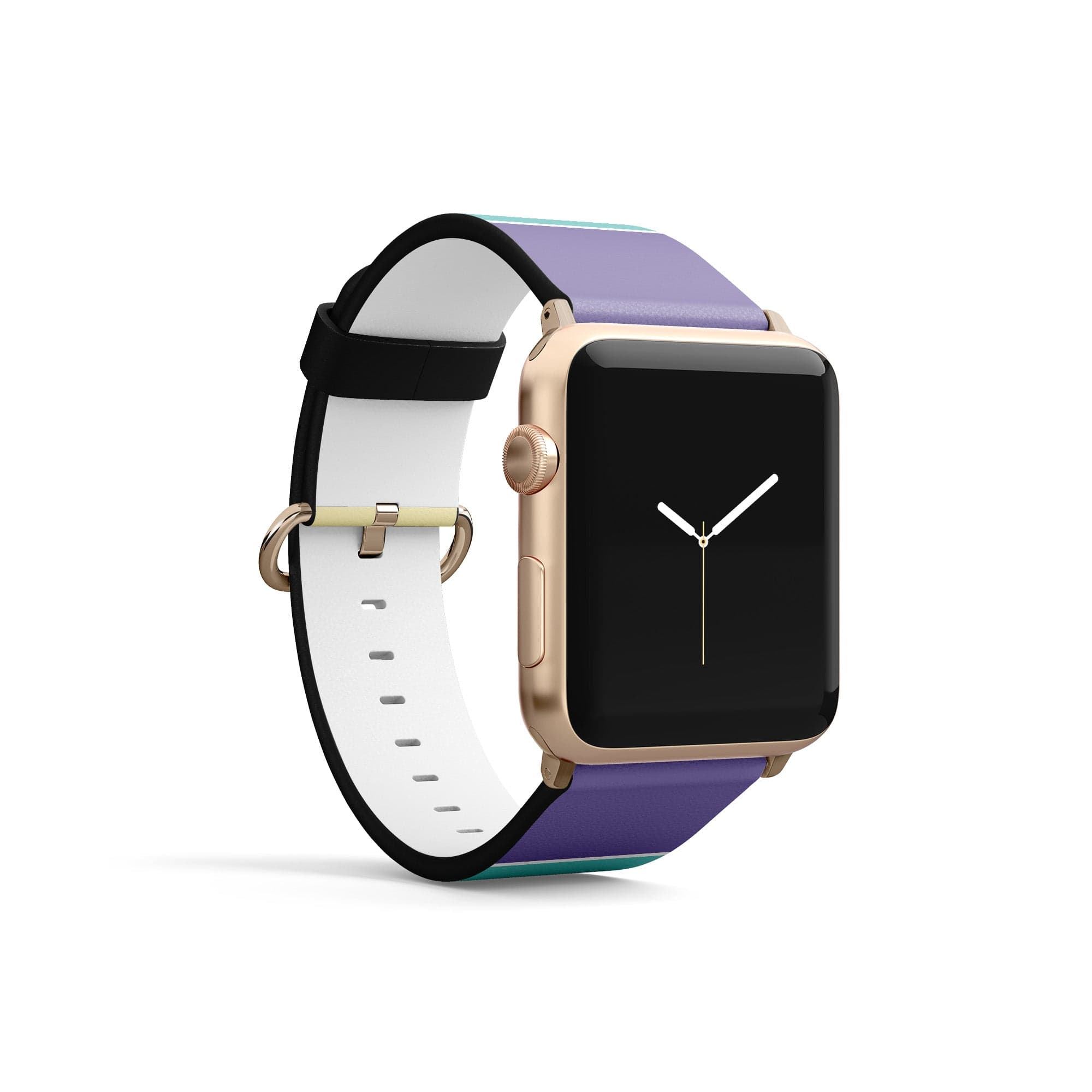 Pastel Stacks | Rectangle Shapes Apple Watch Band for 38/40/41 mm Watch in Gold