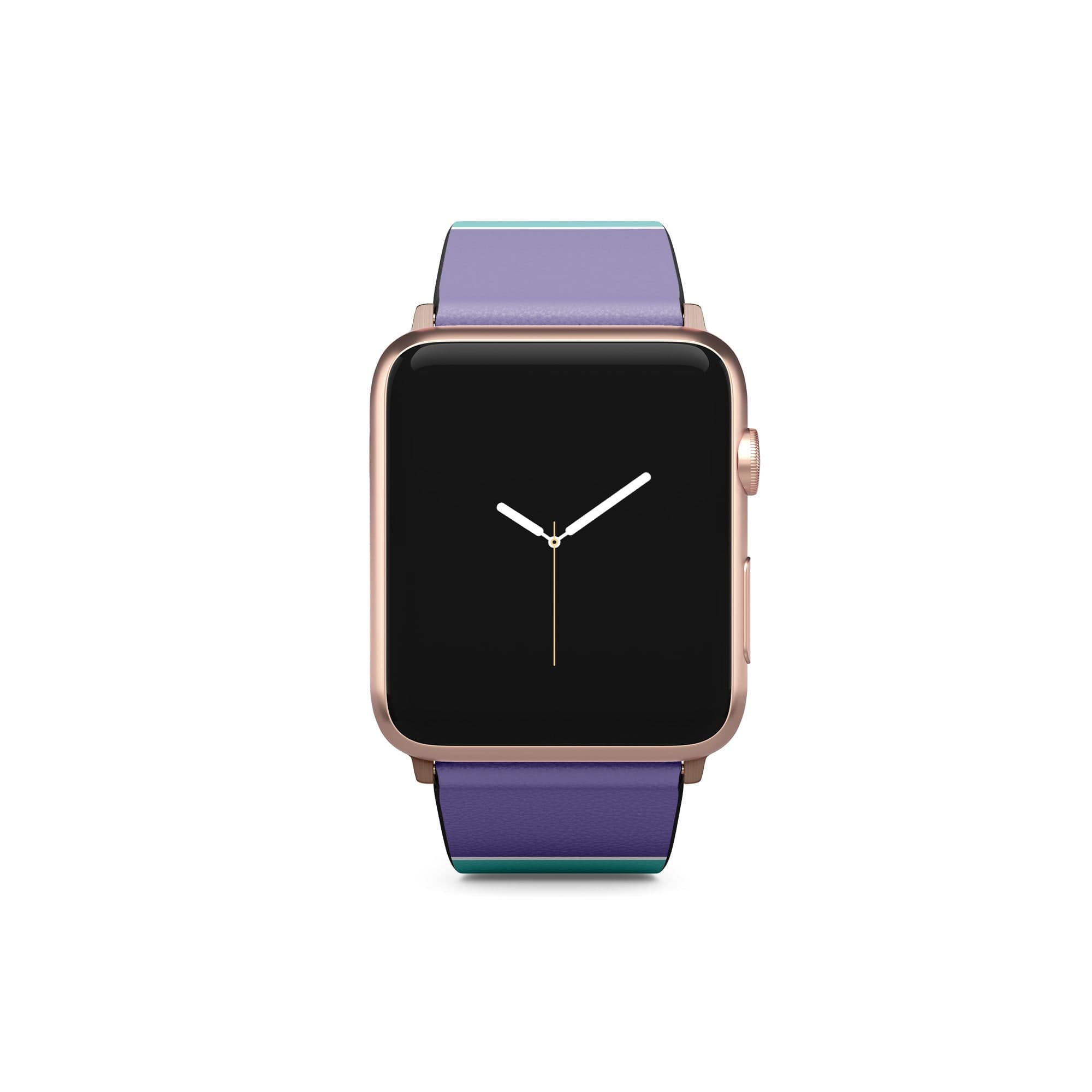 Pastel Stacks | Rectangle Shapes Apple Watch Band for 38/40/41 mm Watch in Rose Gold