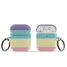 Pastel Stacks | Rectangle Shapes Apple AirPods Case for AirPods 1&2 Black