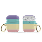 Pastel Stacks | Rectangle Shapes Apple AirPods Case for AirPods 1&2 Gold