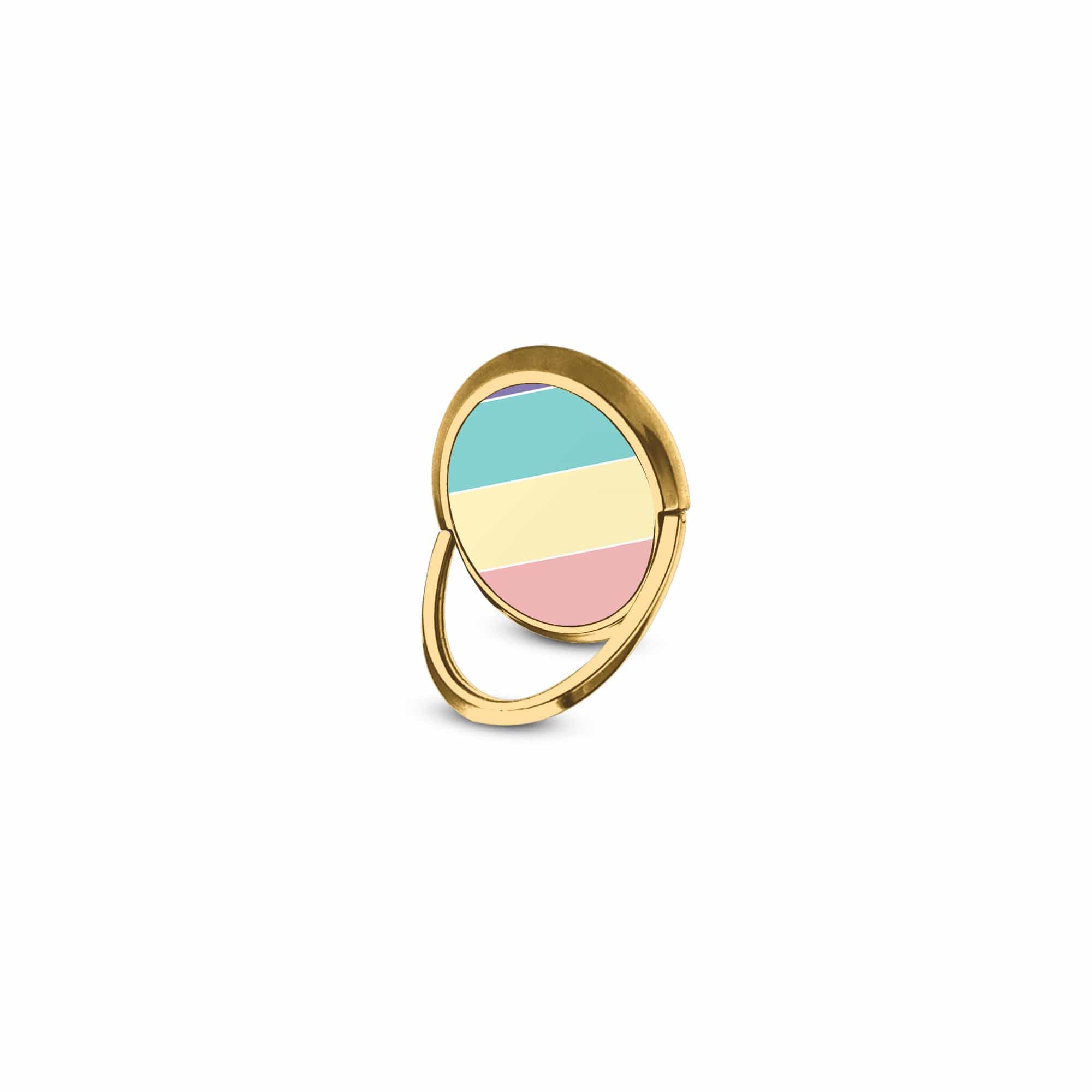 Pastel Stacks | Rectangle Shapes Ring Holder in Gold