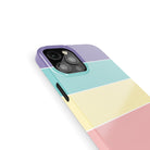 Pastel Stacks | Rectangle Shapes Case Tough for iPhone X/XS