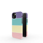 Pastel Stacks | Rectangle Shapes Case Tough for iPhone SE (2022 & 2022)