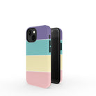 Pastel Stacks | Rectangle Shapes Case Tough for iPhone XR