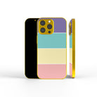 Pastel Stacks | Rectangle Shapes Precious Metals Case in Gold