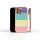 Pastel Stacks | Rectangle Shapes Precious Metals Case in Rose Gold