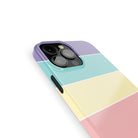 Pastel Stacks | Rectangle Shapes Case Tough for iPhone 13 Pro Max