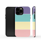 Pastel Stacks | Rectangle Shapes Case Tough for iPhone 13 Pro