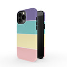 Pastel Stacks | Rectangle Shapes Case Slim for iPhone 13 Mini