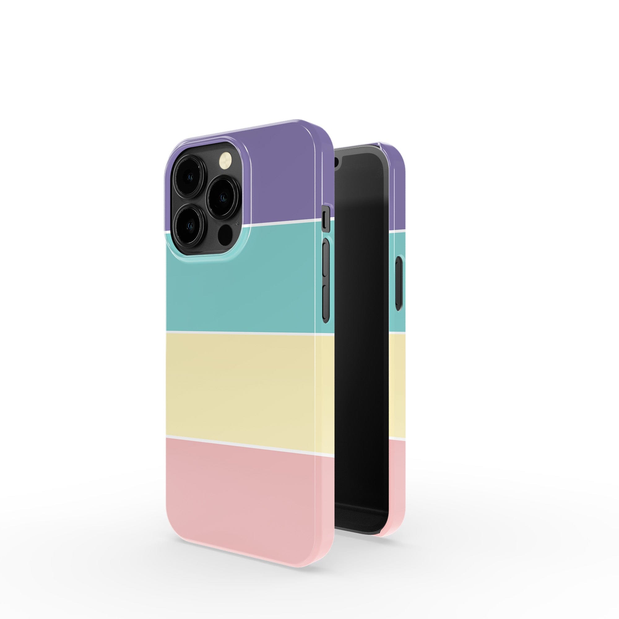 Pastel Stacks | Rectangle Shapes Case Tough for iPhone 12 Pro Max