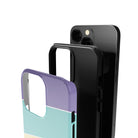 Pastel Stacks | Rectangle Shapes Case Tough for iPhone 12 Pro