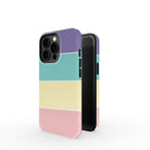 Pastel Stacks | Rectangle Shapes Case Tough for iPhone 12