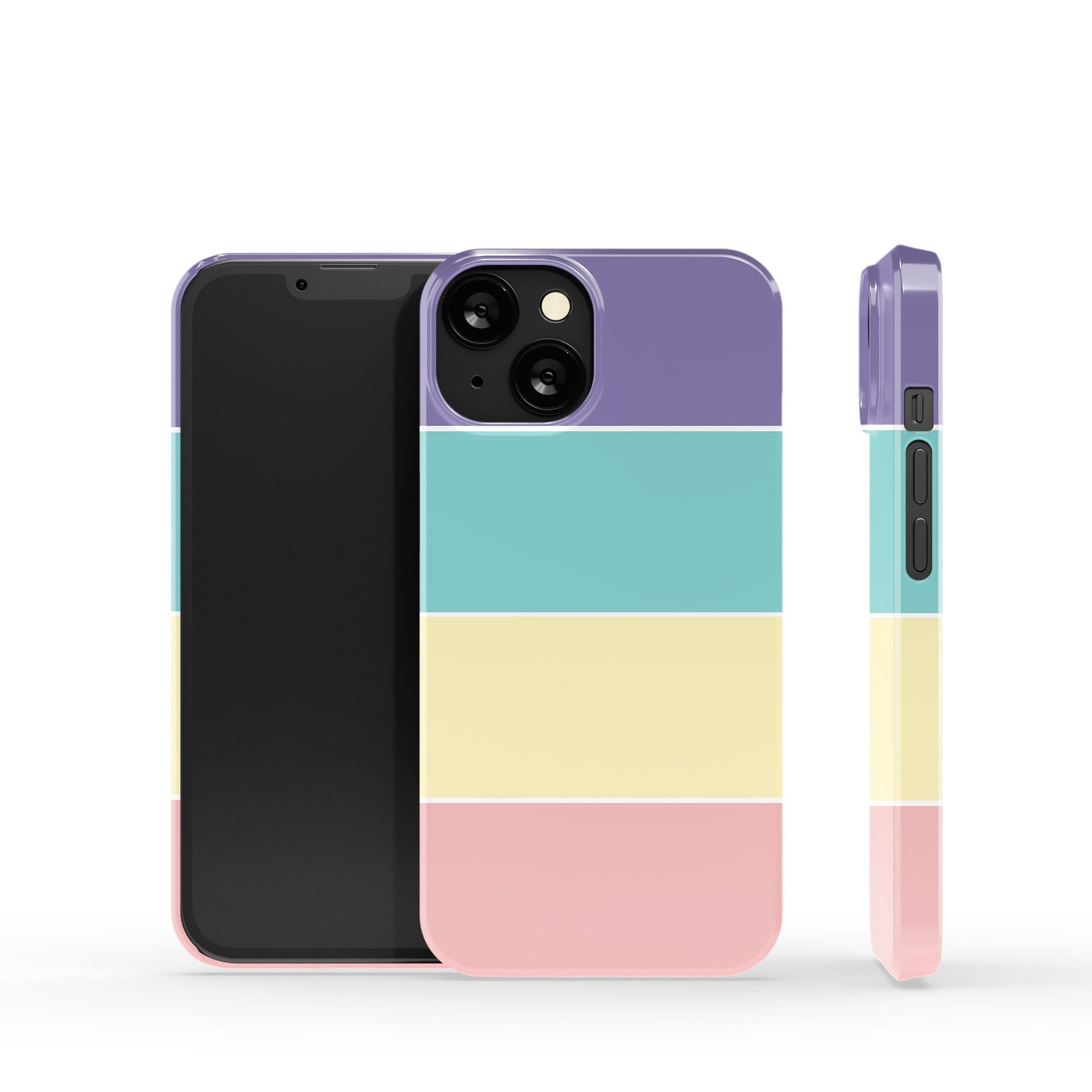 Pastel Stacks | Rectangle Shapes Case Slim for iPhone 12 Mini