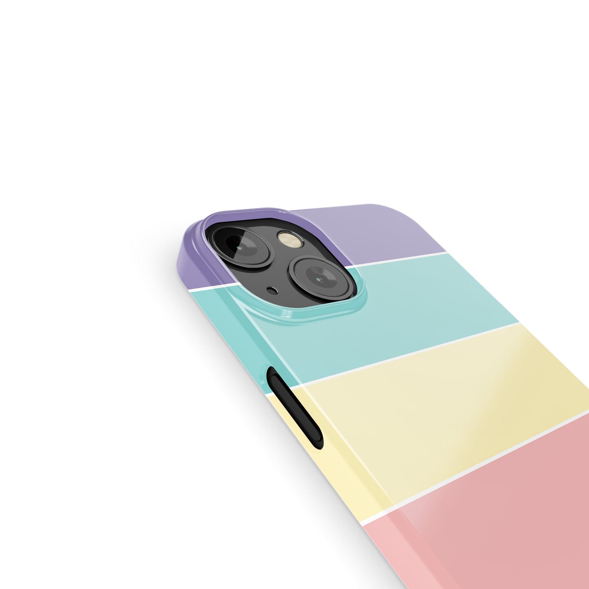 Pastel Stacks | Rectangle Shapes Case Tough for iPhone 12 Mini