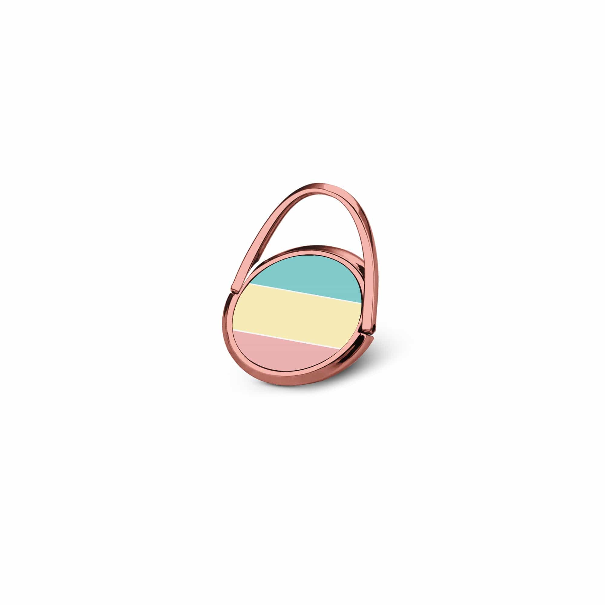 Pastel Stacks | Rectangle Shapes Ring Holder in Rose Gold