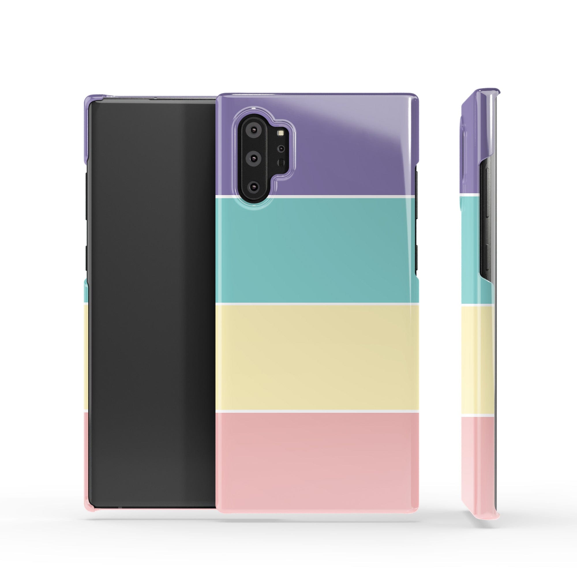 Pastel Stacks | Rectangle Shapes Samsung Case Slim for Galaxy Note 10 Plus 