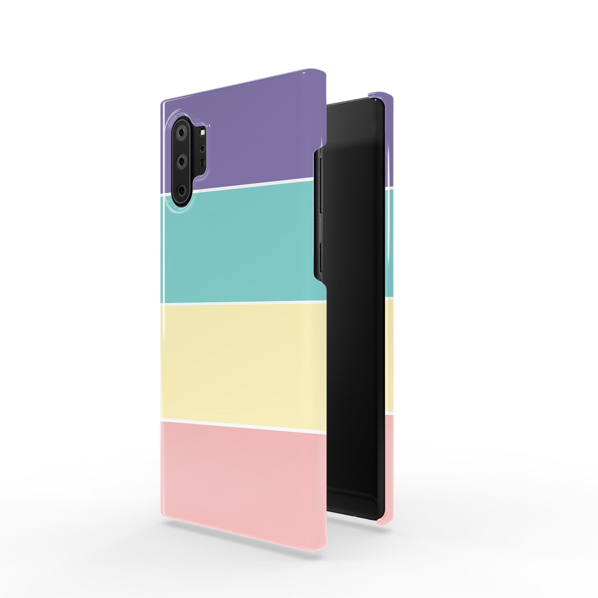 Pastel Stacks | Rectangle Shapes Samsung Case Slim for Galaxy Note 10 Plus 