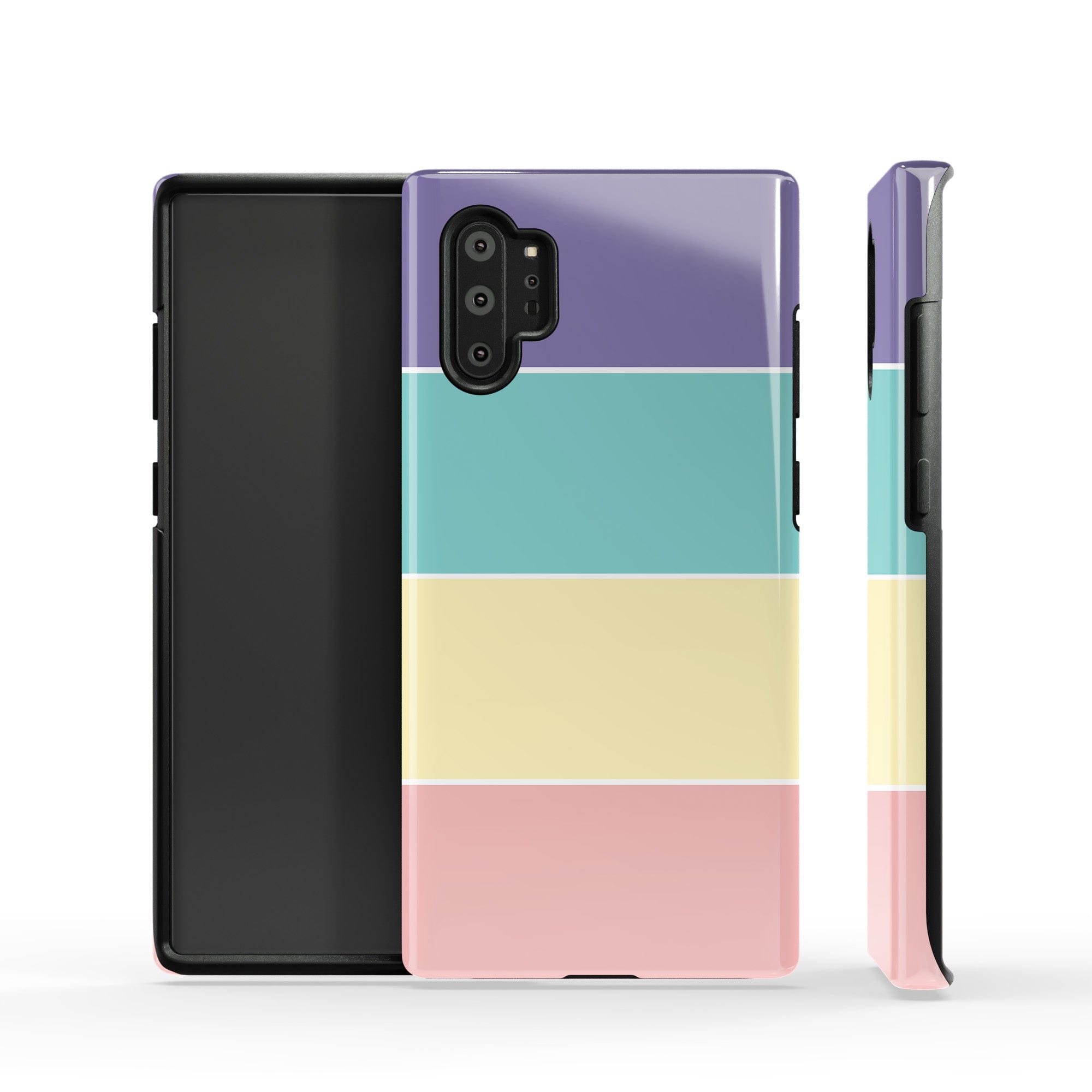 Pastel Stacks | Rectangle Shapes Samsung Case Tough for Galaxy Note 10 Plus 