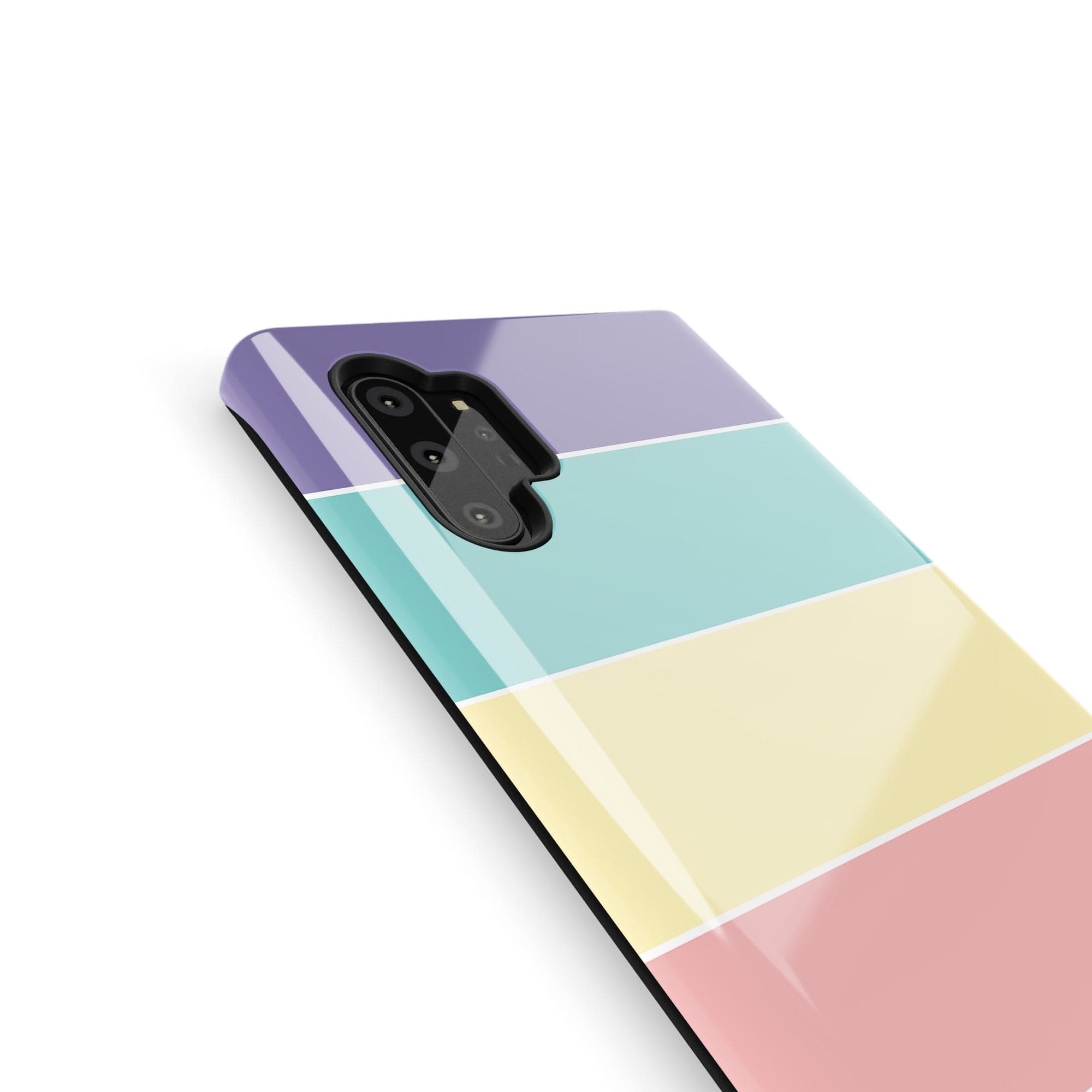 Pastel Stacks | Rectangle Shapes Samsung Case Tough for Galaxy Note 10 Plus 