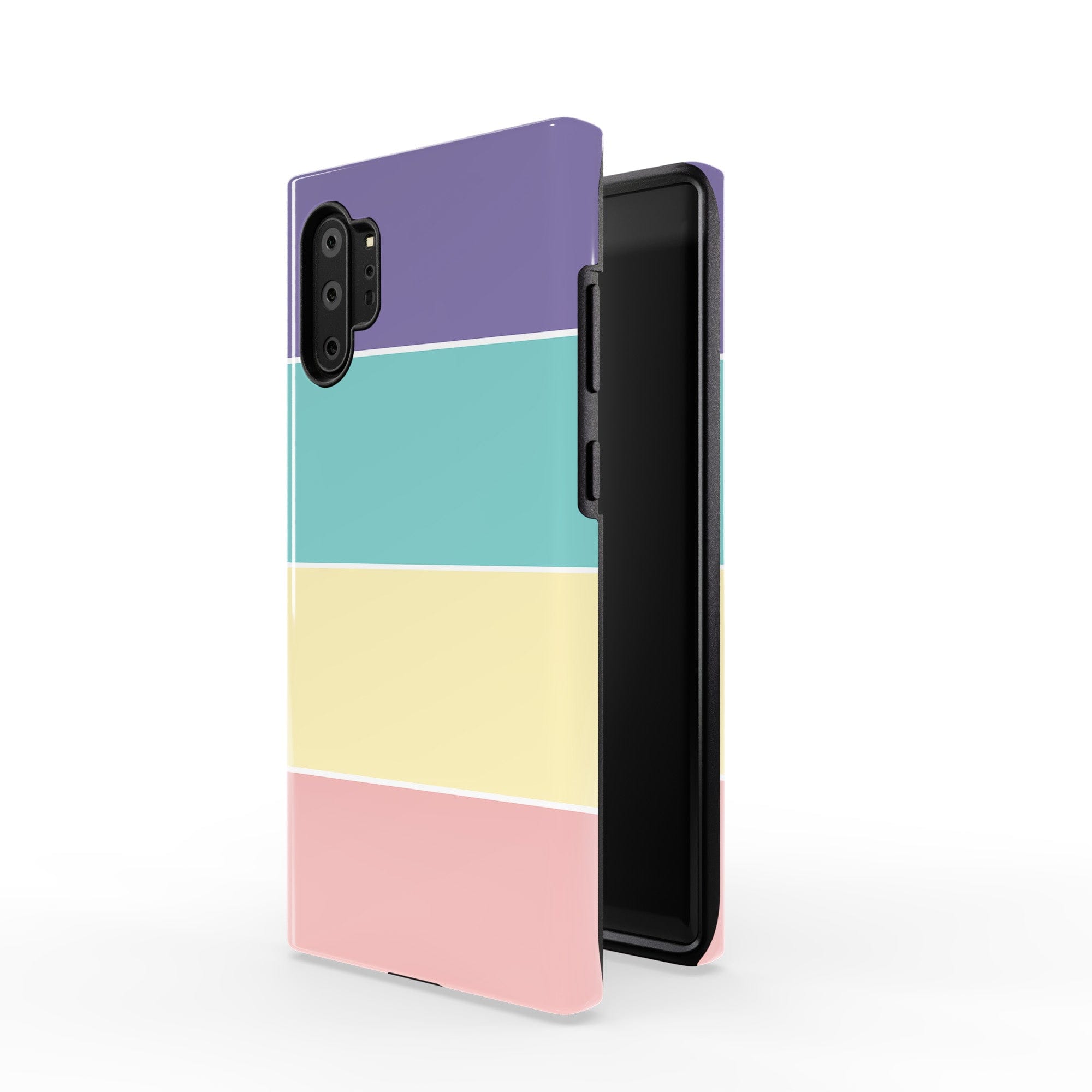 Pastel Stacks | Rectangle Shapes Samsung Case Tough for Galaxy Note 10 Plus 