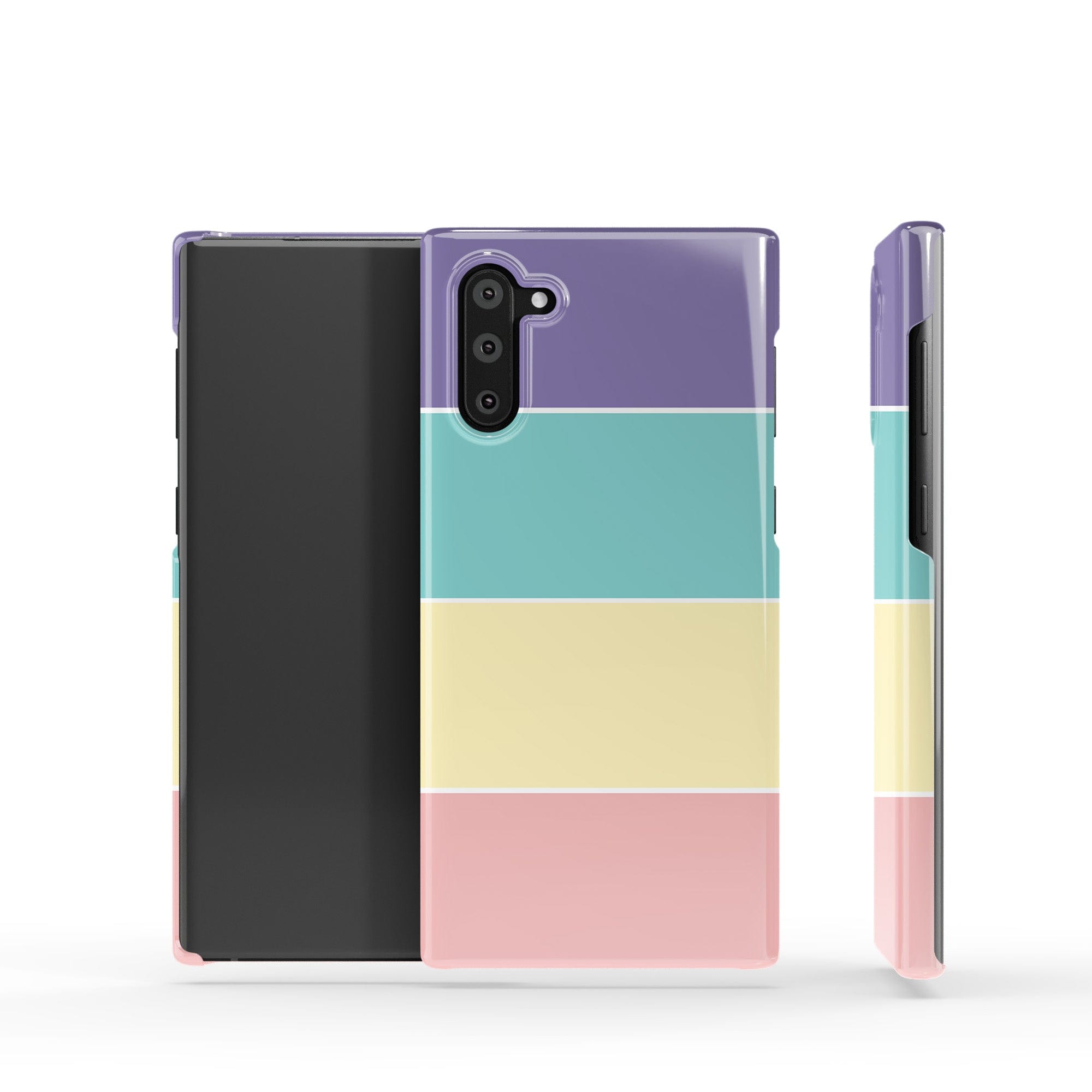 Pastel Stacks | Rectangle Shapes Samsung Case Slim for Galaxy Note 10 