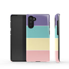 Pastel Stacks | Rectangle Shapes Samsung Case Tough for Galaxy Note 10 