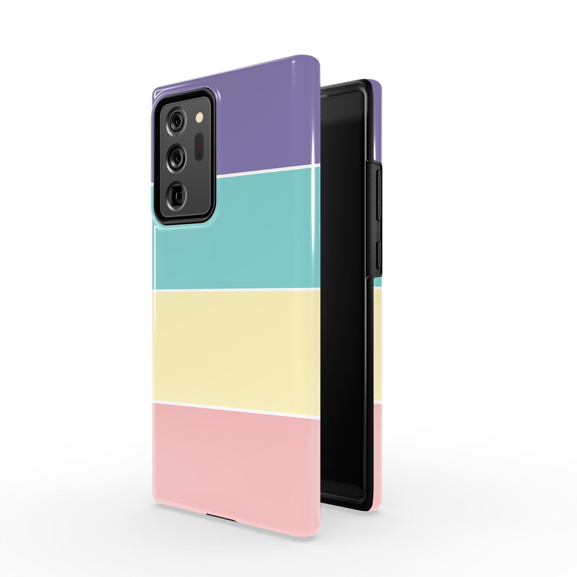 Pastel Stacks | Rectangle Shapes Samsung Case Tough for Galaxy Note 20 Ultra 