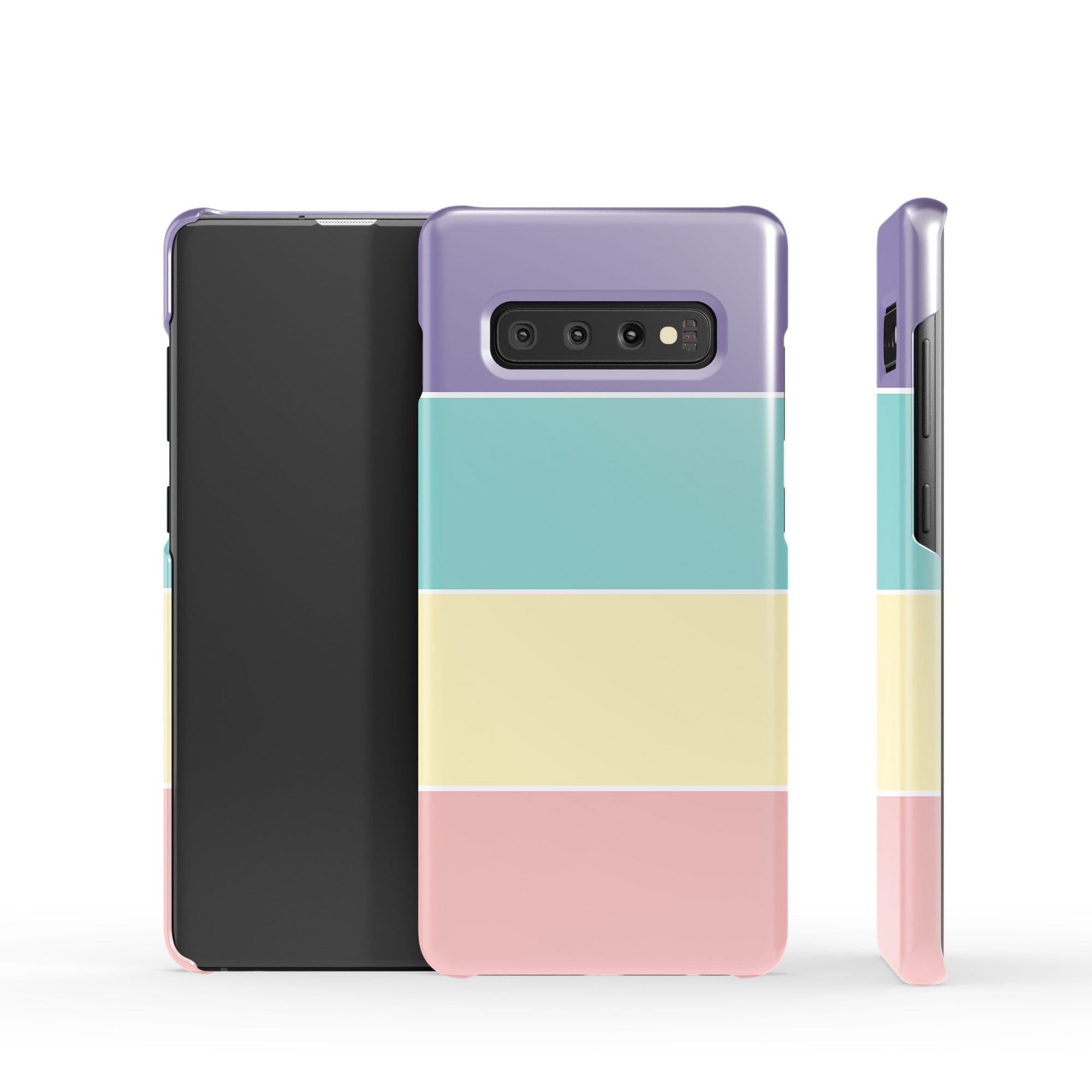 Pastel Stacks | Rectangle Shapes Samsung Case Slim for Galaxy S10 Plus 