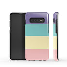 Pastel Stacks | Rectangle Shapes Samsung Case Tough for Galaxy S10 Plus 