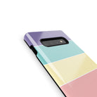 Pastel Stacks | Rectangle Shapes Samsung Case Tough for Galaxy S10 Plus 