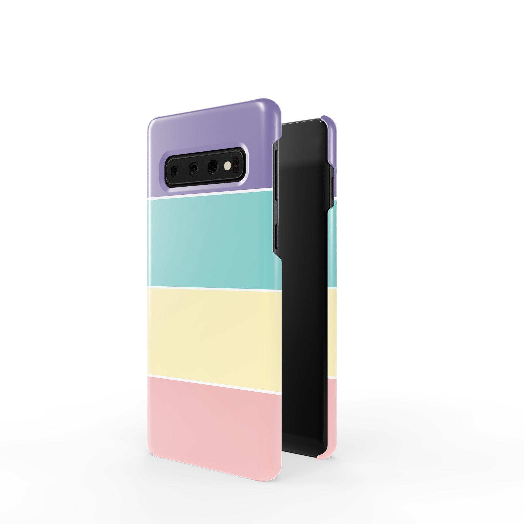 Pastel Stacks | Rectangle Shapes Samsung Case Slim for Galaxy S10 