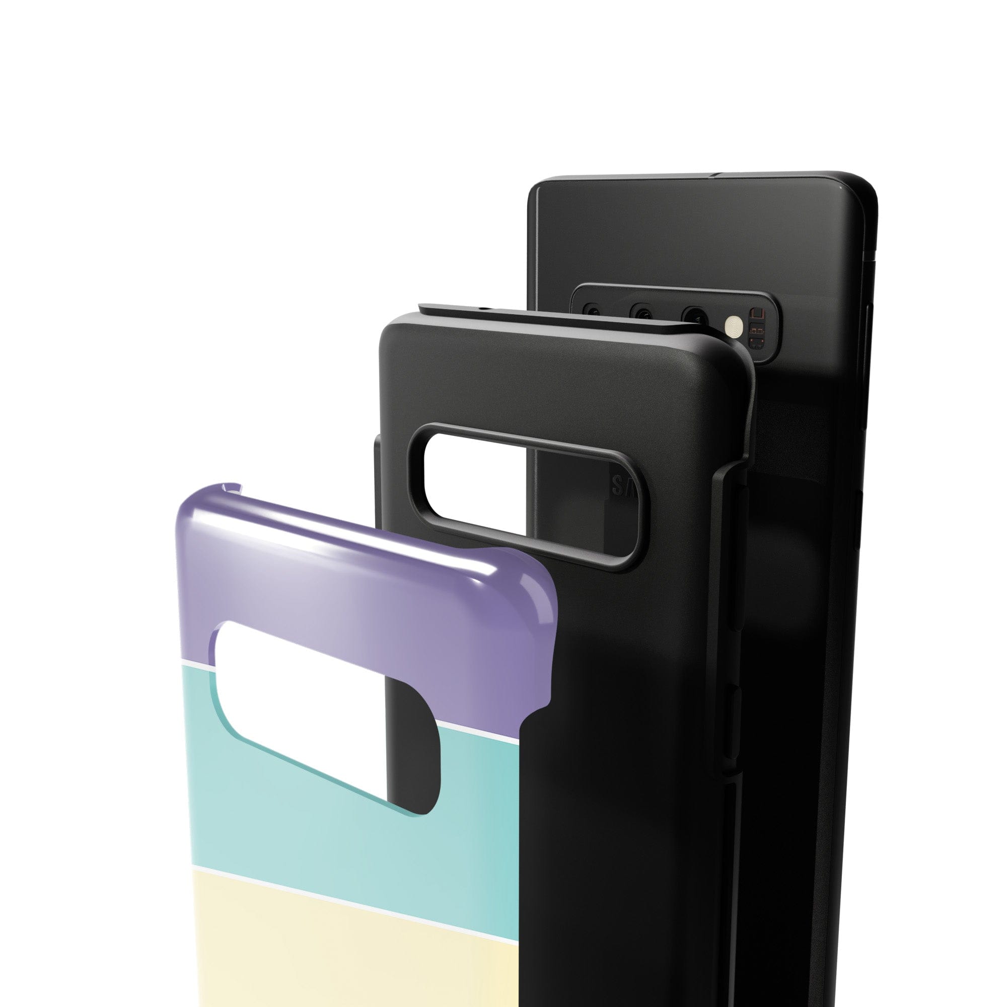 Pastel Stacks | Rectangle Shapes Samsung Case Tough for Galaxy S10 