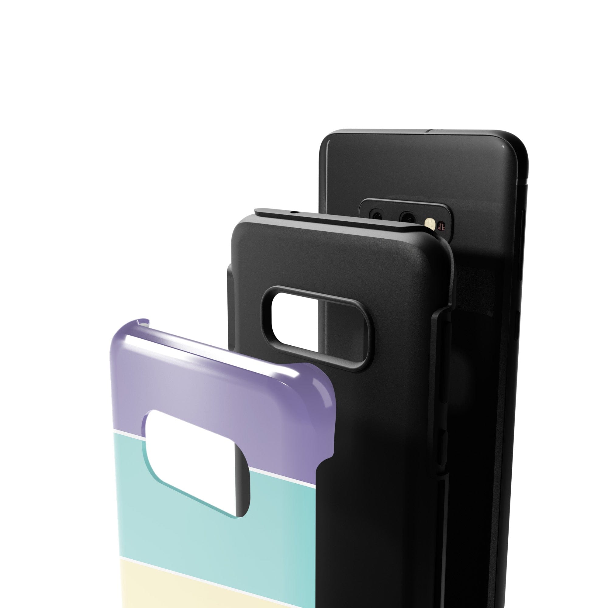 Pastel Stacks | Rectangle Shapes Samsung Case Tough for Galaxy S10e 