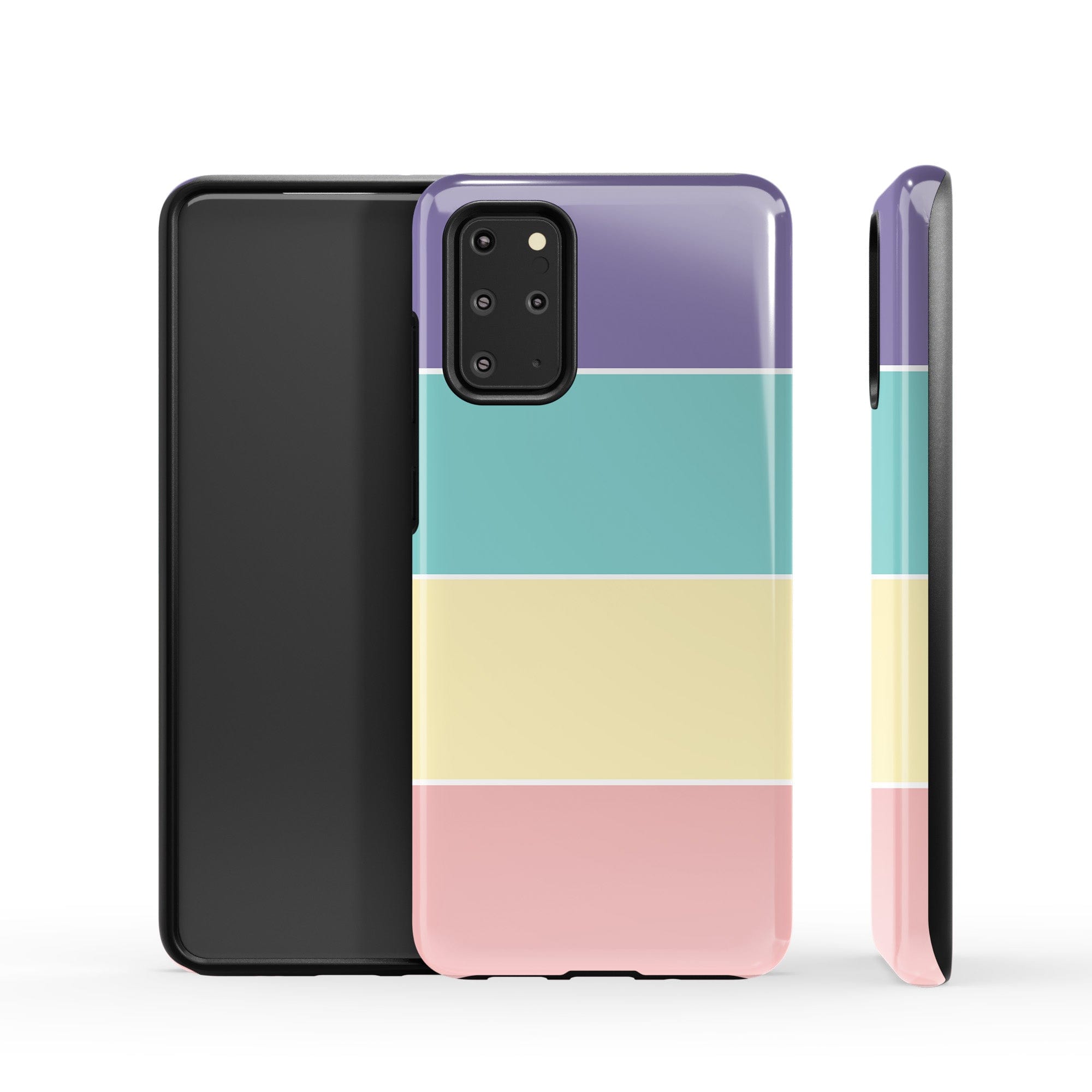 Pastel Stacks | Rectangle Shapes Samsung Case Tough for Galaxy S20 Plus