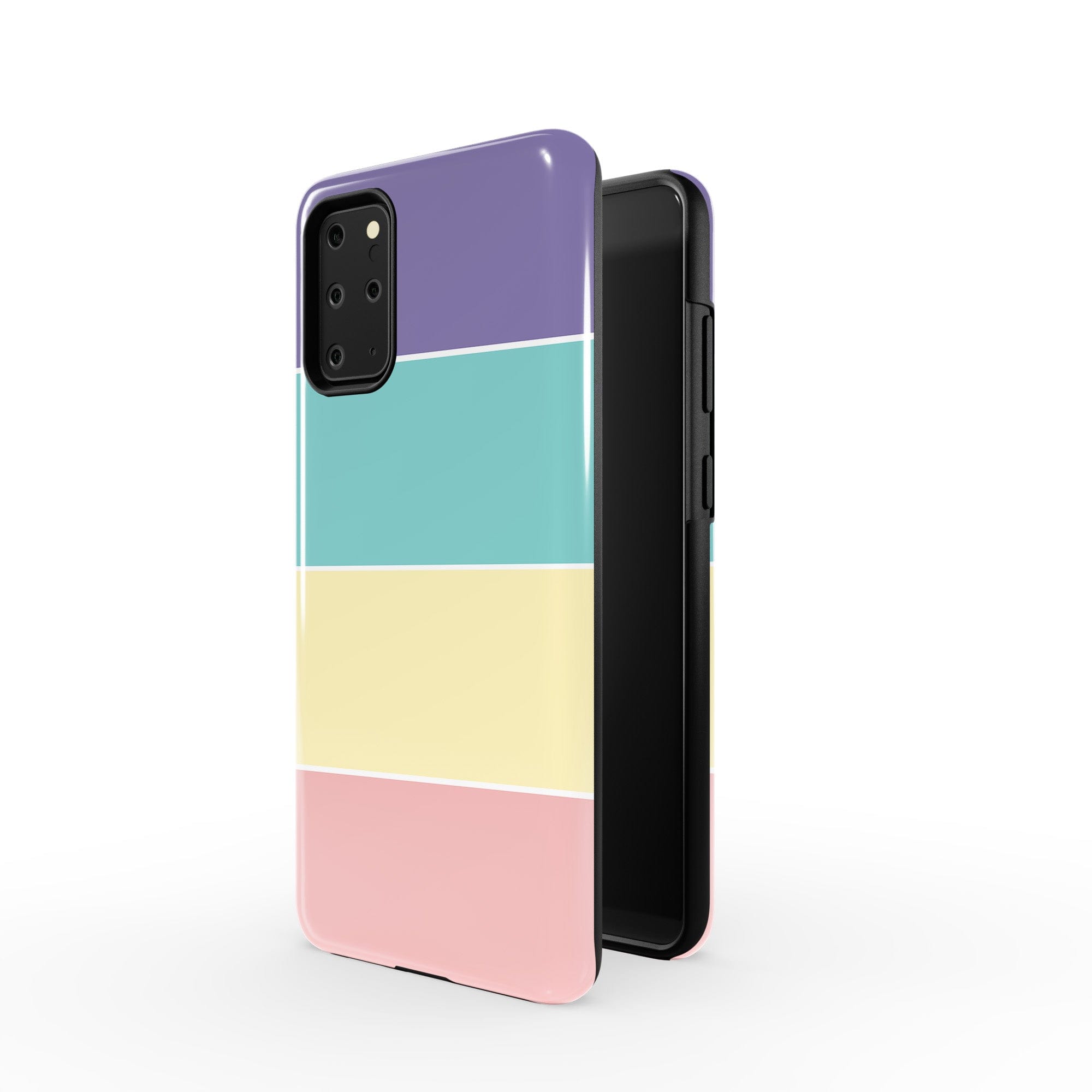 Pastel Stacks | Rectangle Shapes Samsung Case Tough for Galaxy S20 Plus