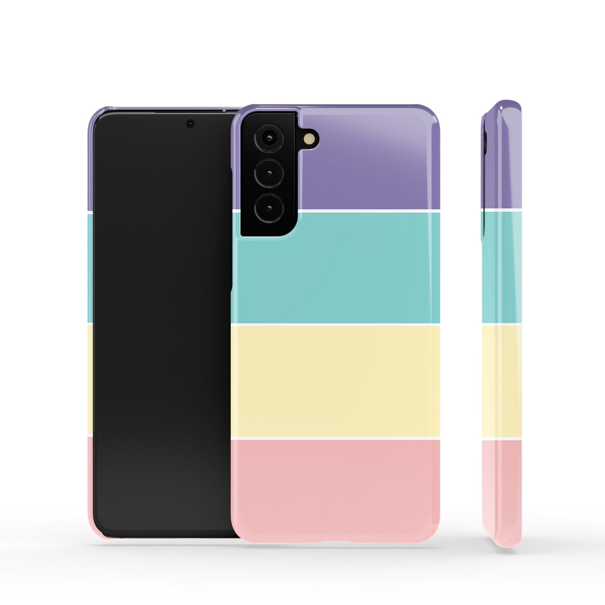 Pastel Stacks | Rectangle Shapes Samsung Case Slim for Galaxy S21 Plus