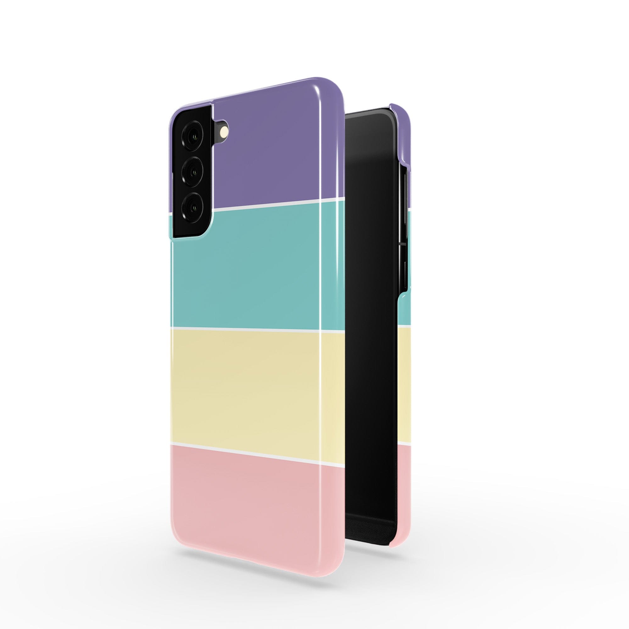 Pastel Stacks | Rectangle Shapes Samsung Case Slim for Galaxy S21 Plus