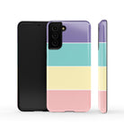 Pastel Stacks | Rectangle Shapes Samsung Case Tough for Galaxy S21 Plus