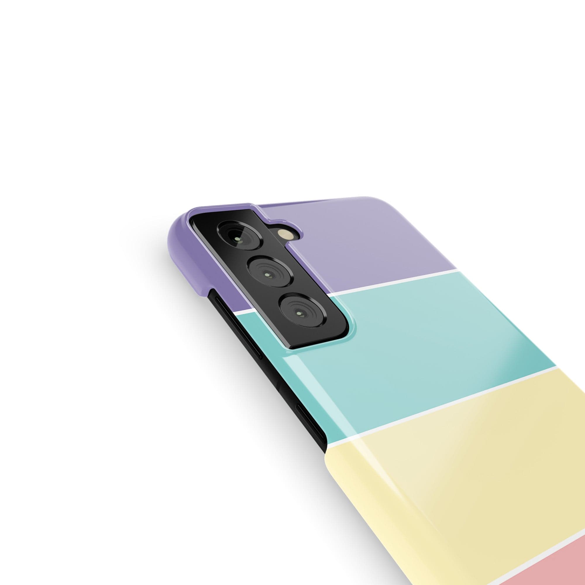 Pastel Stacks | Rectangle Shapes Samsung Case Slim for Galaxy S21 