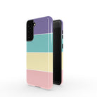 Pastel Stacks | Rectangle Shapes Samsung Case Tough for Galaxy S21 