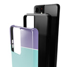 Pastel Stacks | Rectangle Shapes Samsung Case Tough for Galaxy S21 Ultra