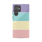 Pastel Stacks | Rectangle Shapes Samsung Case Tough for Galaxy S22 Ultra