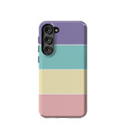 Pastel Stacks | Rectangle Shapes Samsung Case Tough for Galaxy S23 Plus