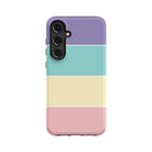 Pastel Stacks | Rectangle Shapes Samsung Case Tough for Galaxy S24 Plus