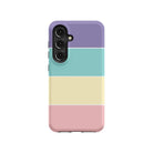 Pastel Stacks | Rectangle Shapes Samsung Case Tough for Galaxy S24